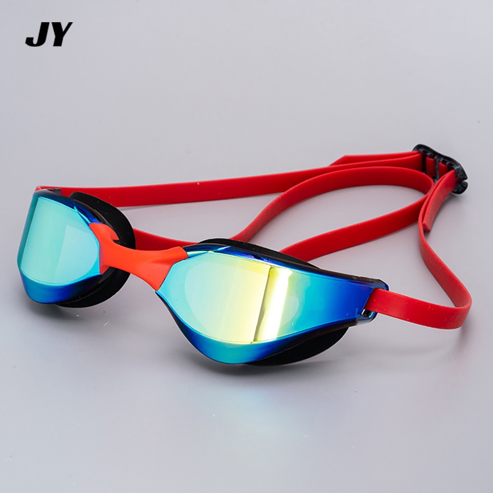 แว่นตาว่ายน้ำผู้ใหญ่ HD กันน้ำและป้องกันหมอก Swimming Goggles แว่นตาว่ายน้ำสำหรับผู้ใหญ่สำหรับฝึกการแข่งขันระดับมืออาชีพ