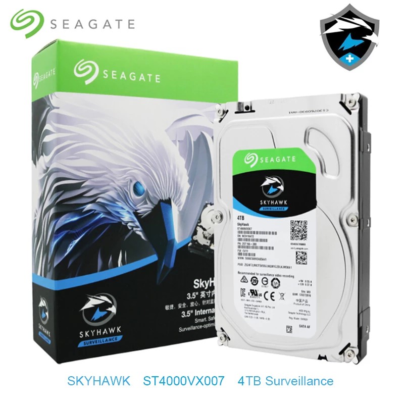 HDD Seagate SkyHawk 4TB (ST4000VX007) ประกันศูนย์ไทย 3 ปี