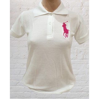 เสื้อโปโลคอปกผู้หญิงพื้น POLO ปักแขน No.3 เนื้อผ้าพรีเมี่ยม สีสวยมาก สีลูกกวาด Candy