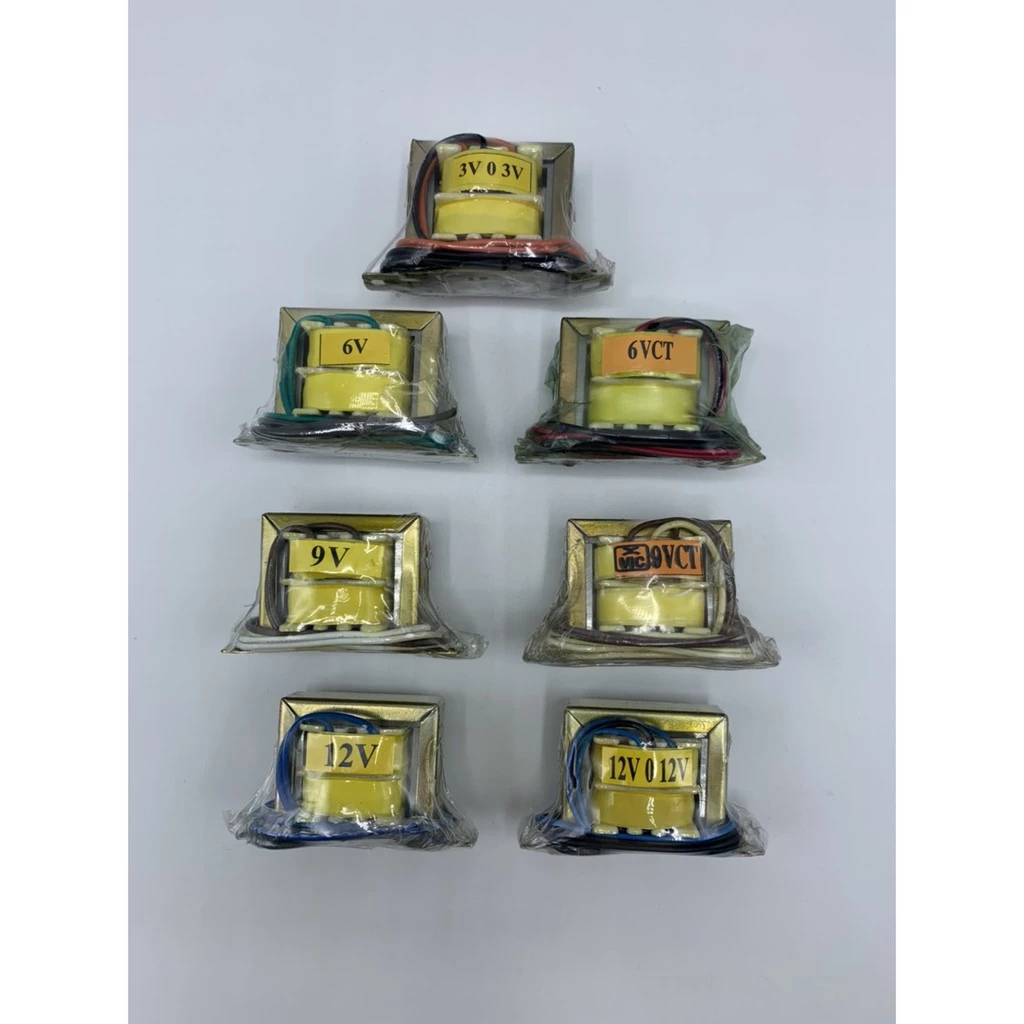 หม้อแปลง TRANSFORMER 200MA 3V,3VCT,6V,6VCT,9V,9VCT,12V,12VCT, 15V (220 V)