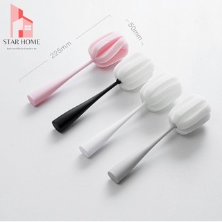 ML-061 Star_home88 แปรงฟองน้ำล้างขวด แปรงปรับความยาวได้  ล้างขวดนม