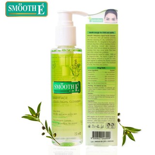 SMOOTH E BABYFACE LIQUID FACIAL CLEANSER 150 ML.สมูทอี เบบี้เฟส ลิขวิด เฟเชี่ยล คลีนเซอร์ 150 มล.