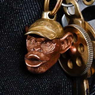 [Handmade] Orangutan Pendant พวงกุญแจ อุรังอุตัง[ทองเหลือง+ทองแดง]