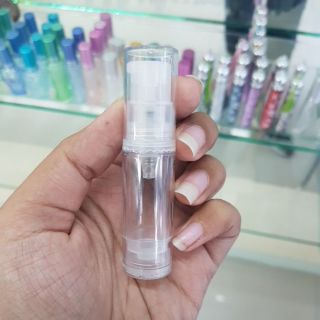 ขวดสูญญากาศใสขนาด5ml บรรจุครีม,เซรั่ม,เจล สูง7.5เซนติเมตร ขั่นต่ำ10ชิ้นครับ