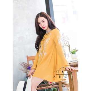 Mini dress สานอก