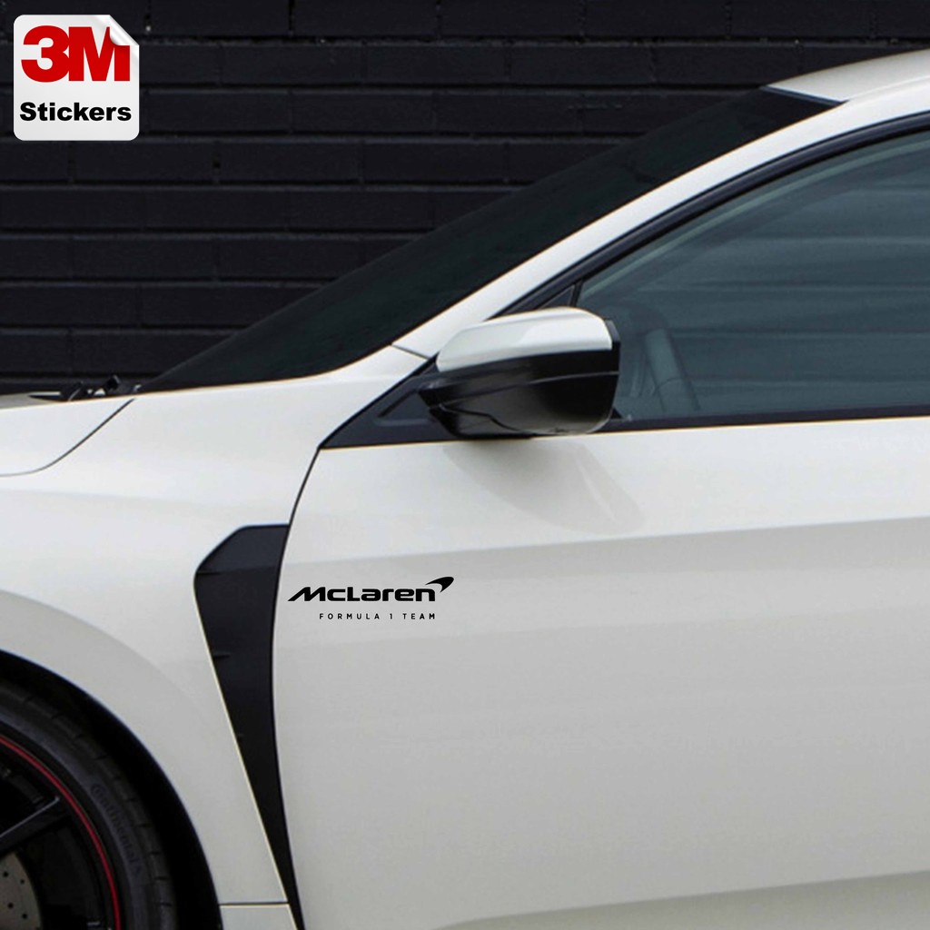 Mclaren F1 team สติ๊กเกอร์ 3M ลอกออกไม่มีคราบกาว  Removable 3M sticker