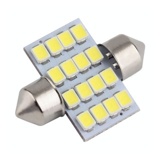 ไฟ LED 16SMD 12 โวลต์ DC สำหรับติดภายในรถยนต์