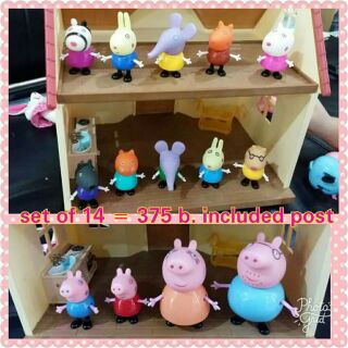 ตุ๊กตา​ครอบครัวและผองเพื่อนเป้ปป้า peppa pig dolls