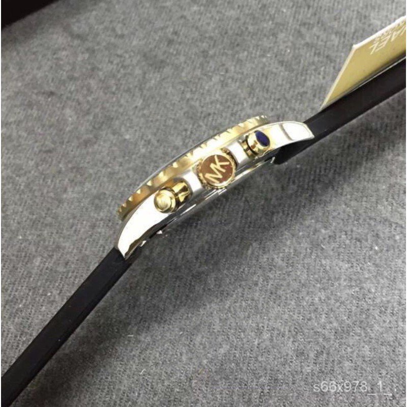 แบรนด์ใหม่ของแท้ Michael KorsMK8366 ผีน้ำดูนาฬิกามัลติฟังก์ชั่นหน้าปัด ...
