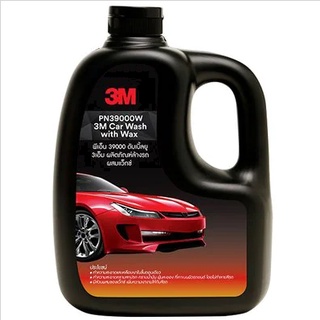 แชมพูล้างรถ สูตรผสมแวกซ์ 3M 1ลิตร น้ำยาล้างรถ 3M CAR WASH WITH WAX 1000ML