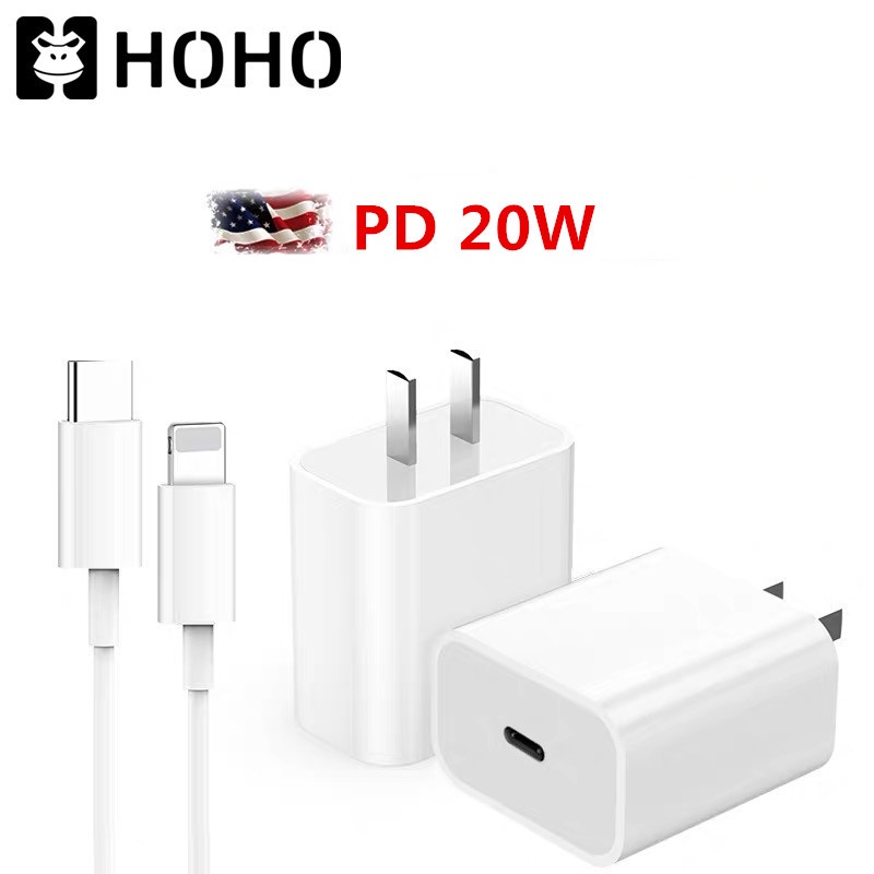 สำหรับ ชุดชาร์จเร็วสำหรับ ใช้สำหรับ IP 11 12 13 14 15 Pro Max C to C สายชาร์จสำหรับไอโฟนPD+หัวชาร์จสำหรับไอโฟนPD 20W