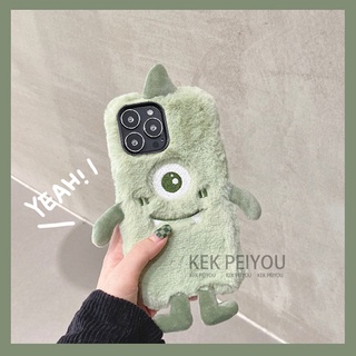 Casing Samsung Galaxy A9 2018 A7 A6 A8 A5 2017 A5 2016 A6+ A8+ J8 J6 Plus J4 A9s A750 J6+ J4+ Soft plush phone case with small green flower protector cover