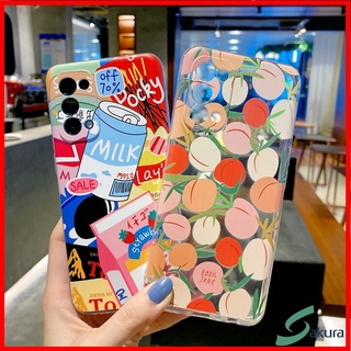 ขนมขบเคี้ยวและเชอร์รี่ ใสเคสซิลิโคน Redmi Note 10 9 8 7 9s 9a 9c 8a K30 Pro E 008