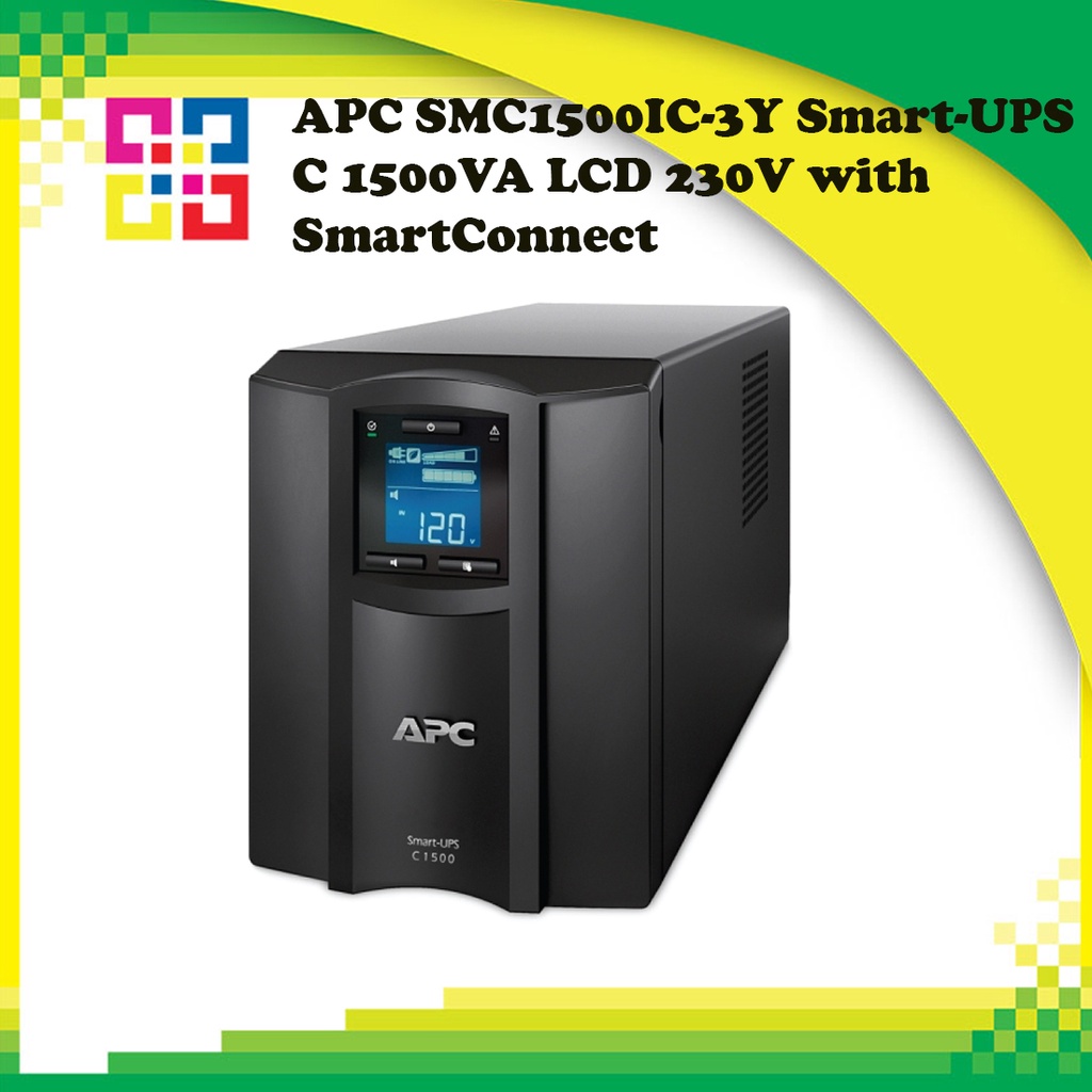 APC SMC1000I-2UC-3Y Smart-UPS C 1000VA LCD RM 2U 230V with SmartConnect