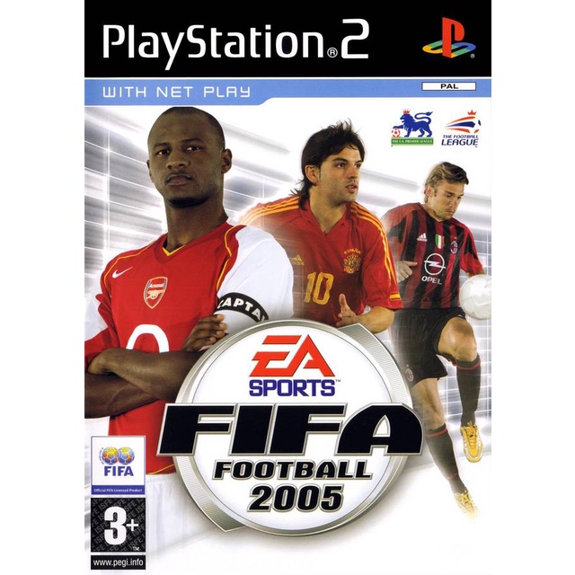 แผ่นเกมps2 FIFA Football 2005 ps2 แผ่นไรท์ เพทู ฟีฟ่า5 fifa05 fifa2005 ps2 เกมฟุตบอล play2