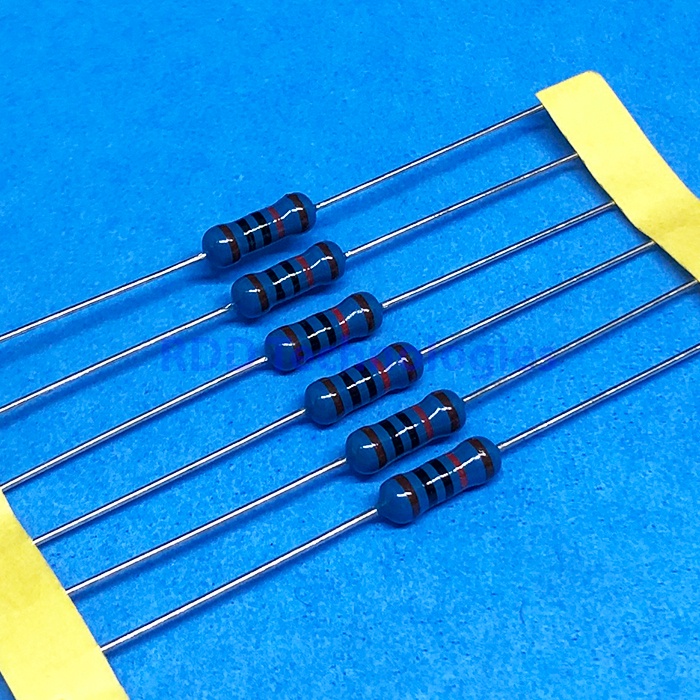 ตัวต้านทานฟิล์มโลหะไต้หวัน 1/2 วัตต์ (47K Ohm - 220K Ohm)