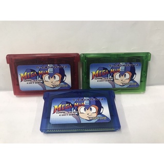 ตลับ GBA MEGA MAN ( Game Gear แปลงให้เล่นกับ เครื่อง GBA ) มีให้เลือก 3 สี