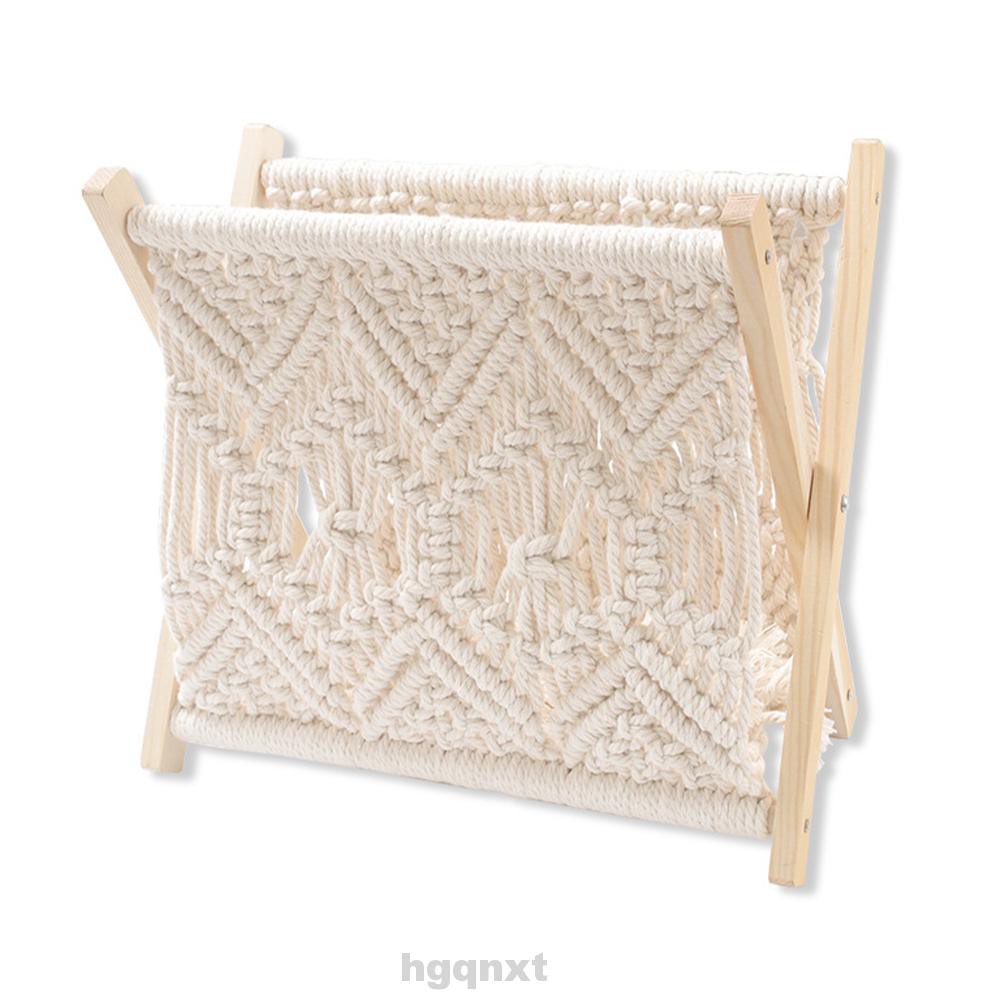 Living Room Gift Bedroom Cute Bedside Hand Woven Space Saving Home ...