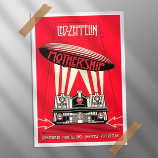 โปสเตอร์กระดาษ Led Zeppelin - Printed on high quality โปสเตอร์ภาพขนาด 33X48 cm