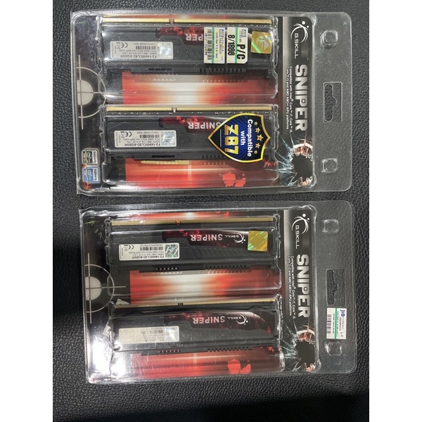 DDR3 g.skill sniper 1866 kit 4GBx4=16GB(ประกันjibผ่อนชำระ0%ได้)