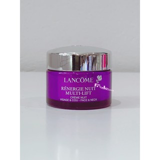 ไนท์ครีมลดริ้วรอย กระชับ  Lancome Renergie Nuit Multi Lift Creme 15 ml