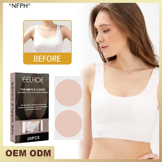 Nfph 20 ชิ้น ฝาครอบจุกนม นุ่ม แบบพกพา ป้องกันการกระแทก ป้องกันหัวนม