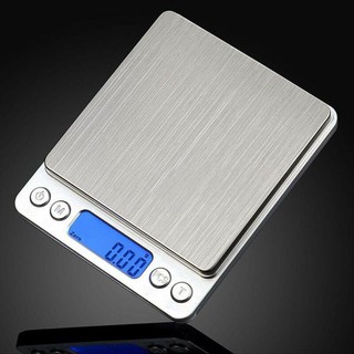 (เครื่องชั่ง 2 กิโล) Kitchen Scale Digital Scale เครื่องชั่งดิจิตอล ตาชั่งดิจิตอล ผิวหน้าสแตนเลส สวย หรูหรา