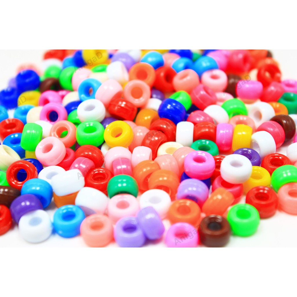 ลูกปัดกระดูกงู (Stopper) ขนาด 8มิล งานประดิษฐ์ DIY