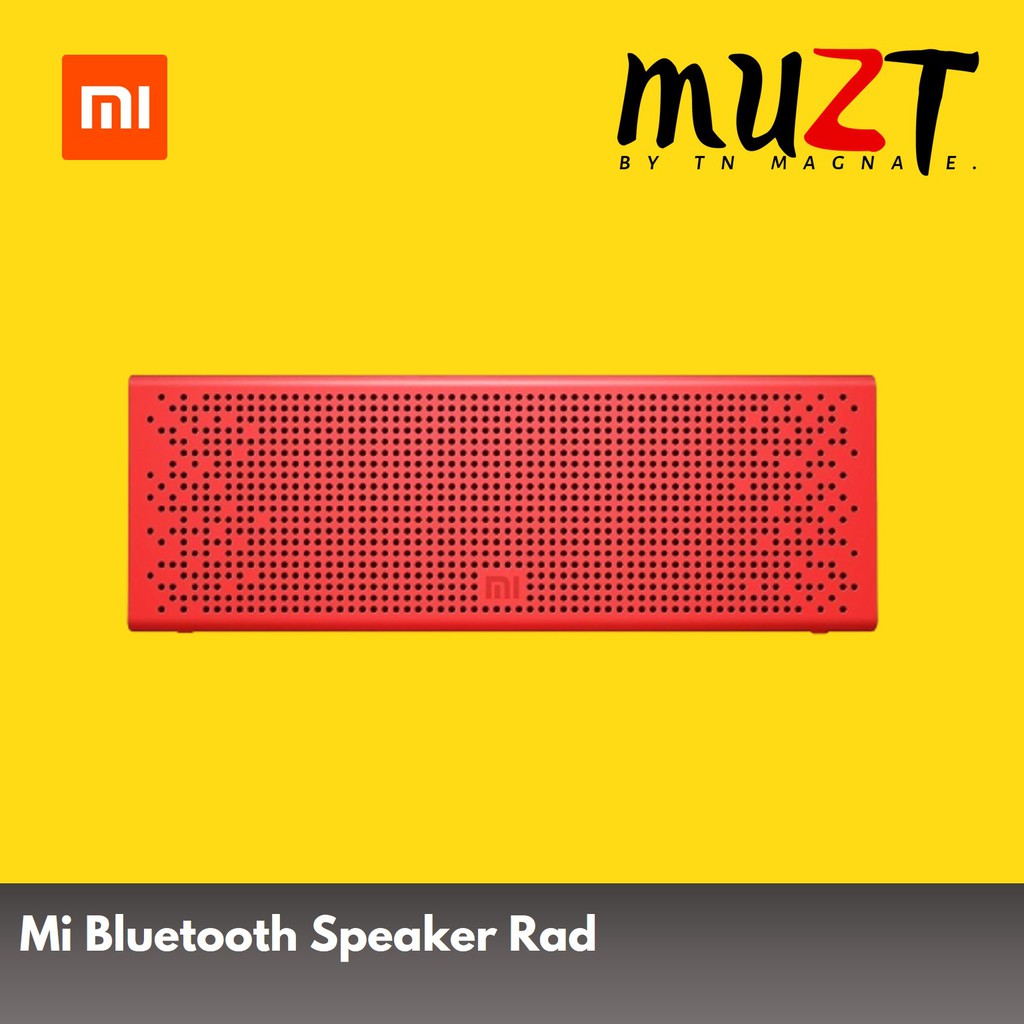 Mi Bluetooth Speaker Red ลำโพงบลูทูธ Shopee Thailand