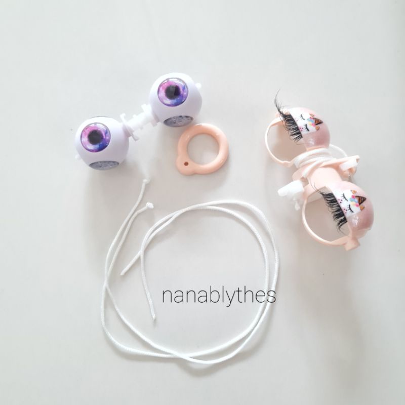 อะไหล่บลายธ์ | เชือกดึงสีขาว ,เชือกทำสายพูริง เชือกทำสลีปอายตุ๊กตาบลายธ์ , ICY