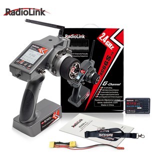 Radiolink RC4GS RC6GS V2 2.4G 4CH 6CH 400M เครื่องส่งสัญญาณรีโมตคอนโทรลระยะไกล + R6Fg R7FG Gyro ตัวรับสัญญาณภายใน สําหรับรถบังคับ เรือบังคับ