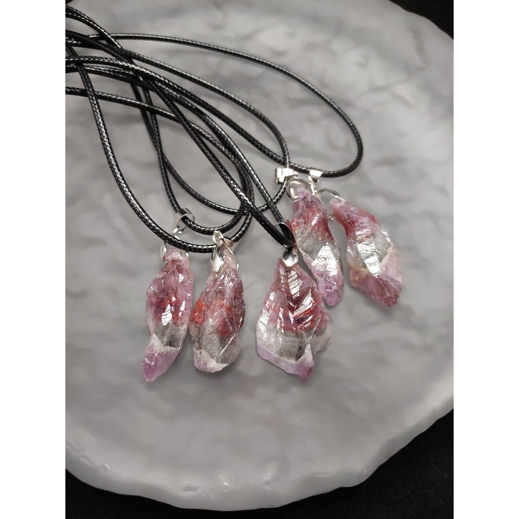 Auralite 23 สร้อยคอจี้บูสเตอร์พลังงานคริสตัลควอตซ์ 3 ซม. F329