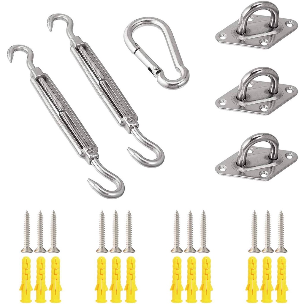Shade Sail Fixing Kit, M6 Heavy Duty Hardware 304 Stainless Steel