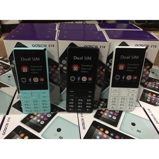 โทรศัพท์มือถือราคาถูก ODSCN 216 บลูทูธ 2.4" DUAL SIM