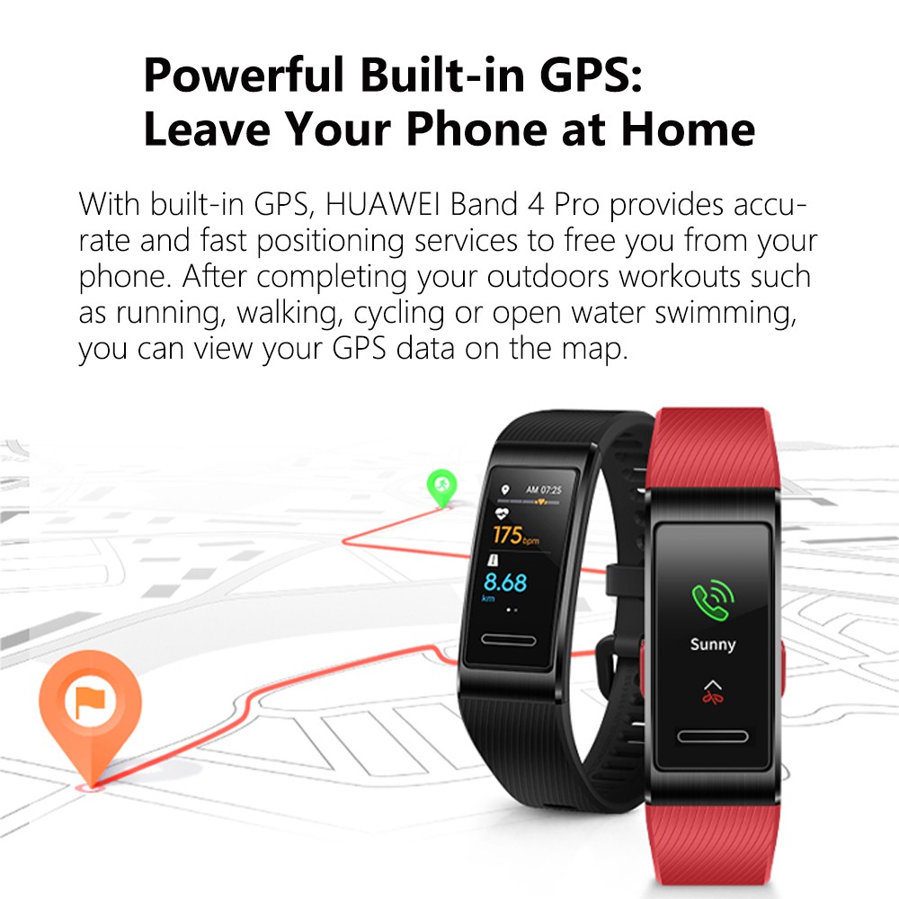 smart band with built in gps