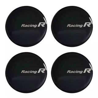 สติกเกอร์ติดดุมล้อ ENKEI RACING R RS05RR ขนาด 64 mm. 1 ชุดมี 4 ชิ้น