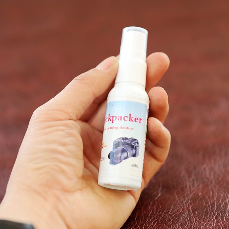 น้ำยาเช็ดเลนส์ กล้อง Backpacker liquid cleaning camera lens LCD and other 30 ml.