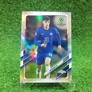 ขาย การ์ด Topps Chrome Uefa Champions League UCL 2020-21 Kai Havertz Refractor Chelsea การ์ดฟุตบอล Cards Swapper