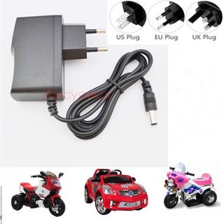 อะแดปเตอร์ชาร์จแบตเตอรี่รถมอเตอร์ไซค์ไฟฟ้า DC 6V 12V 1A 500mA 1000mA สําหรับเด็ก toys car charger childrens electric motorcycle