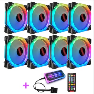 ชุดพัดลม ระบายความร้อน เคส RGB COOLMOON ARK II x8+ปรับไฟ แปดเหลี่ยม สินค้าใหม่ ราคาสุดคุ้ม พร้อมส่ง ส่งเร็ว ประกันไทย...