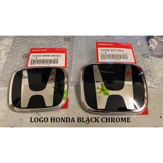 โลโก้ H Black Hitam chrome Honda Stream city hatchback gm6 city tmo gm2 gn2 civic FD FB civic FC Jazz Gk5 GK Facelift