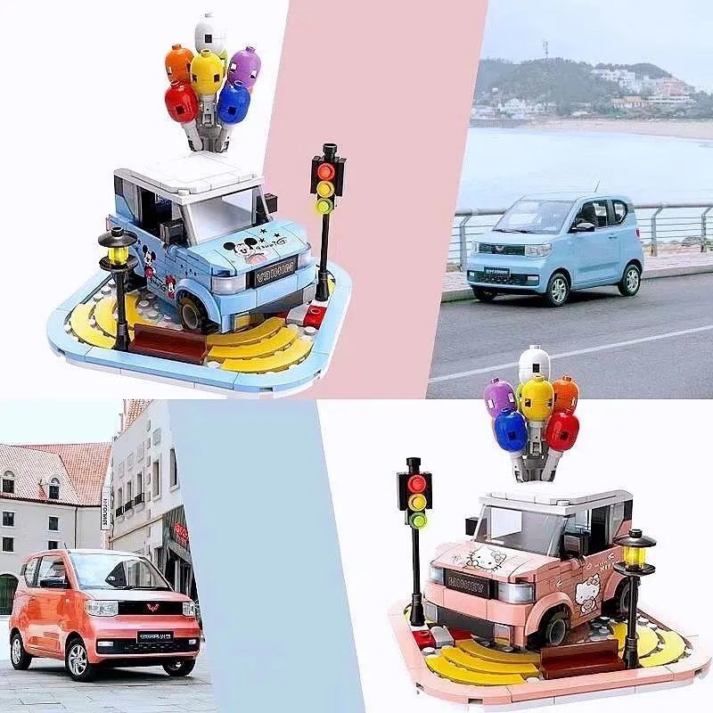 สินค้าใหม่ Wuling Hongguang MINI Building Blocks MOC รถประกอบ Building ...