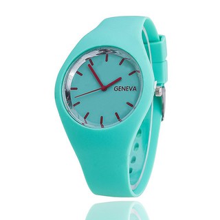 นาฬิกาข้อมือ Women Fashion Silicone Strap Geneva Sports  ส่วนลด100 บาท โค้ด