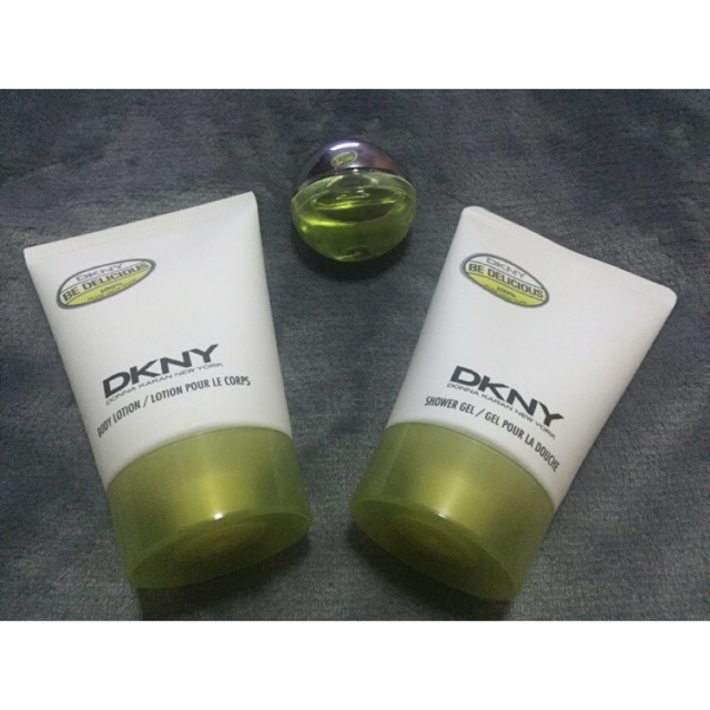 [พร้อมส่ง] 🔥 DKNY Be Delicious apple แอปเปิ้ลเขียว 7 ml. Body lotion shower gel แท้💯