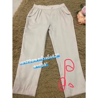 Recommend pastel Pant ทรงสวย งานแบรนด์ผ้าดีมากไม่มีตำหนิเลยค่ะซื้อมายังไม่ได้ใส่สวยมาก