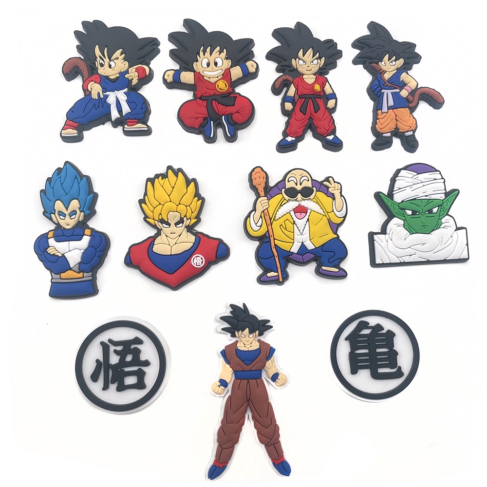 ✨คลังสินค ้ าพร ้ อม✨ ใหม ่ การ ์ ตูน DRAGON BALL Theme รองเท ้ า Charms Jibbitz สําหรับ Crocs Bubble สไลด ์ Sandals, PVC รองเท ้ าตกแต ่ งอุปกรณ ์ เสริมสําหรับ Party Favors, ของขวัญไอเดียสําหรับผู ้ หญิงผู ้ ชาย