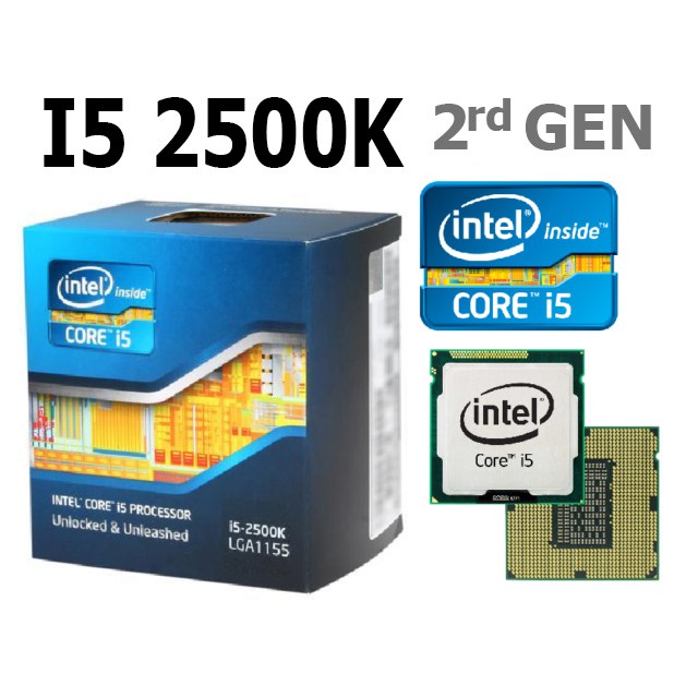 CPU INTEL CORE I5 2500K (Socket 1155) มือสอง พร้อมส่ง แพ็คดีมาก!!! [[[แถมซิลิโคนหลอด พร้อมไม้ทา]]]