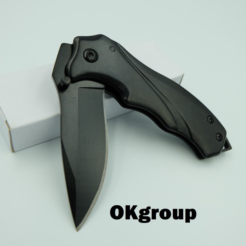 OKgroup NB014-NC Folding knife มีดพับ มีดพับสั้น มีดพับเล็ก มีดติดรถ มีดกระเป๋า มีดพกพา มีดเดินป่าเล็ก มีดแคมป์ปิ้ง
