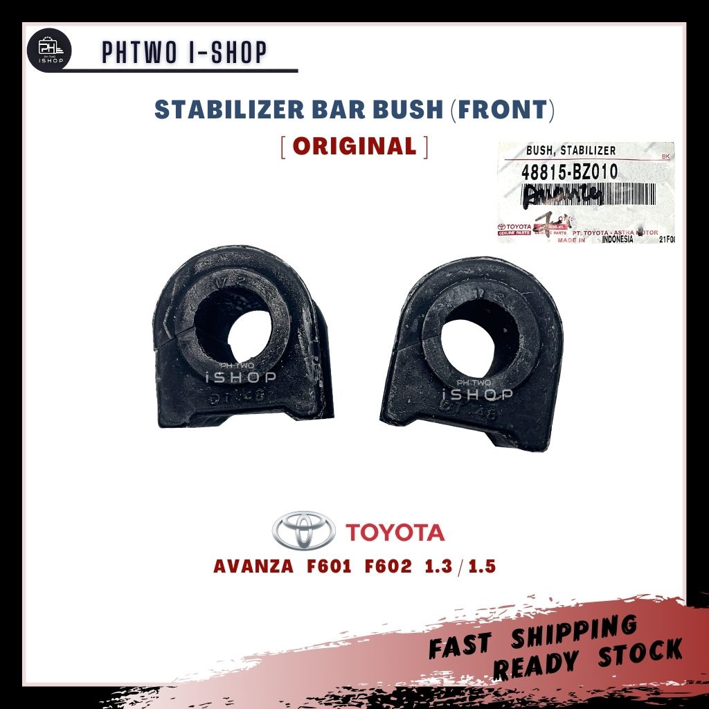 STABILIZER BAR BUSH (FRONT) - TOYOTA AVANZA F601 F602 1.3 1.5 48815-BZ010