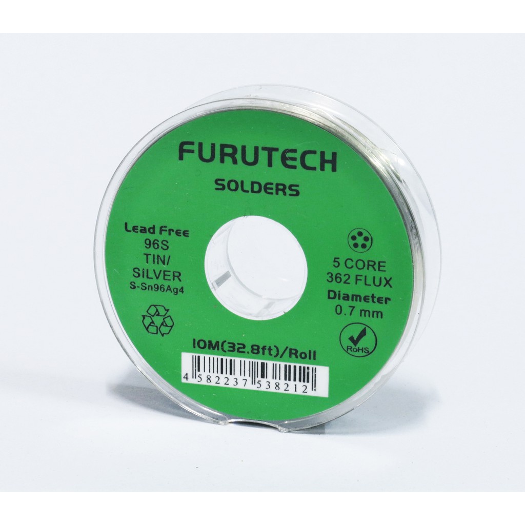 ตะกั่วเงิน Furutech S-070 High Quality Silver Solder Details Alloy Silver 4% แบ่งขายราคาต่อ 1เมตร